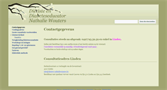 Desktop Screenshot of dietiste-nathaliewouters.be